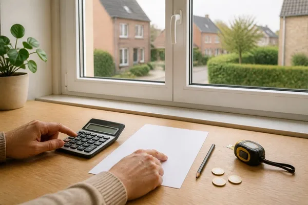 Calcul du budget pour un châssis PVC dans une habitation à Bruxelles