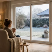 Coulissant PVC bien isolé pour un intérieur confortable